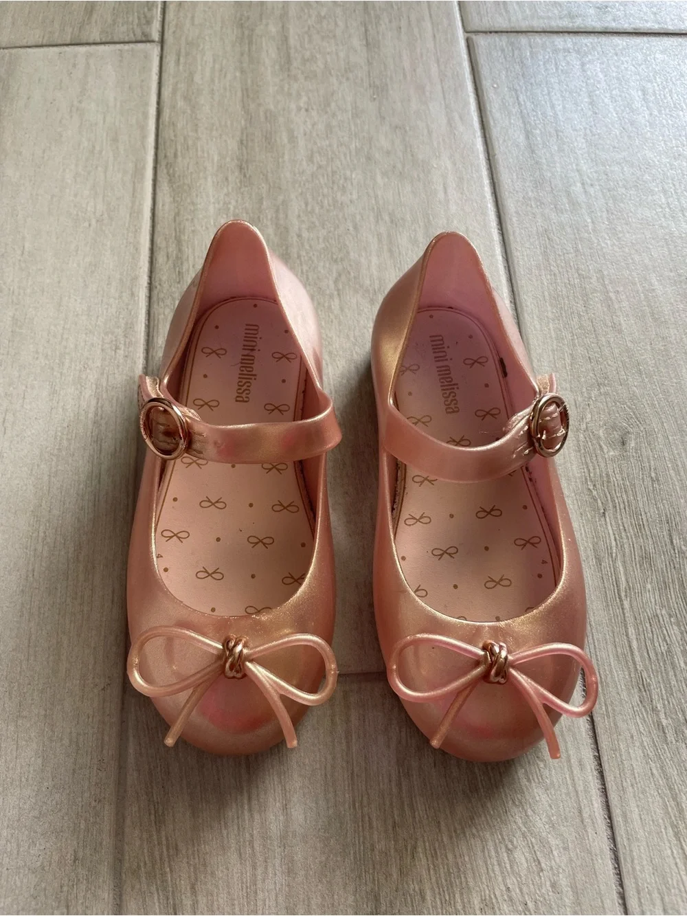 Mini Melissa Girls Sweet Love Flats - Toddler
